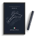 Load image into Gallery viewer, Autodromo Nazionale di Monza - Racetrack Poster Print
