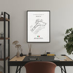 Load image into Gallery viewer, Autodromo Nazionale di Monza - Racetrack Print
