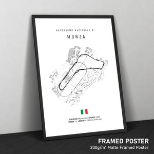 Autodromo Nazionale di Monza - Racetrack Print