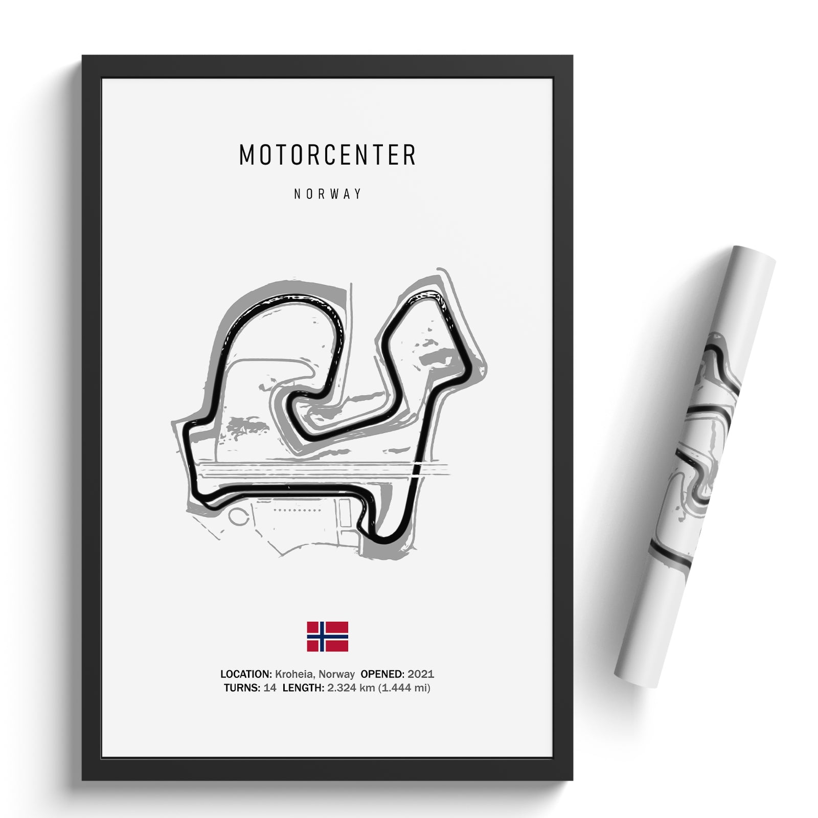 Motorcenter Norway - Racetrack Print