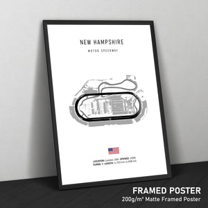 New Hampshire Motor Speedway - Racetrack Print