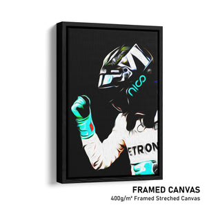 Nico Rosberg, Mercedes 2016 - Formula 1 Print