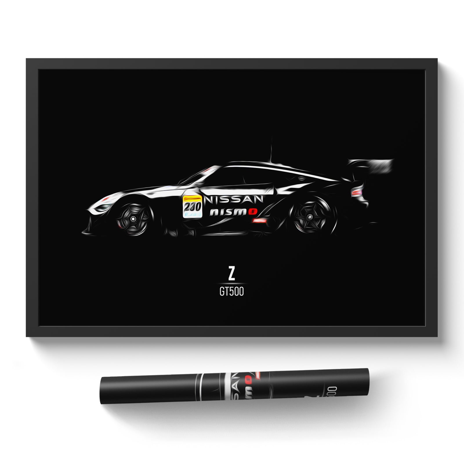Nissan Z GT500 - Race Car Poster Print