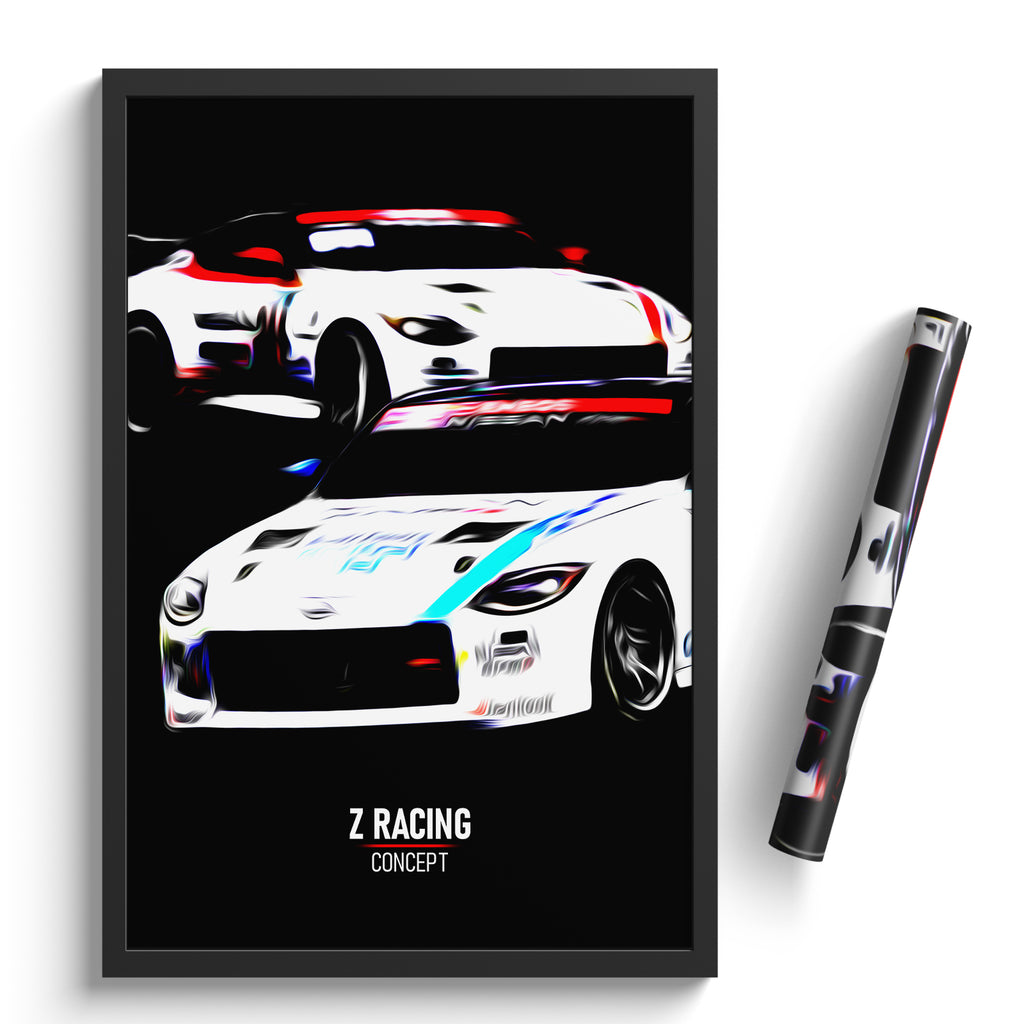Nissan Z Racing Concept - Race Car Poster Print
