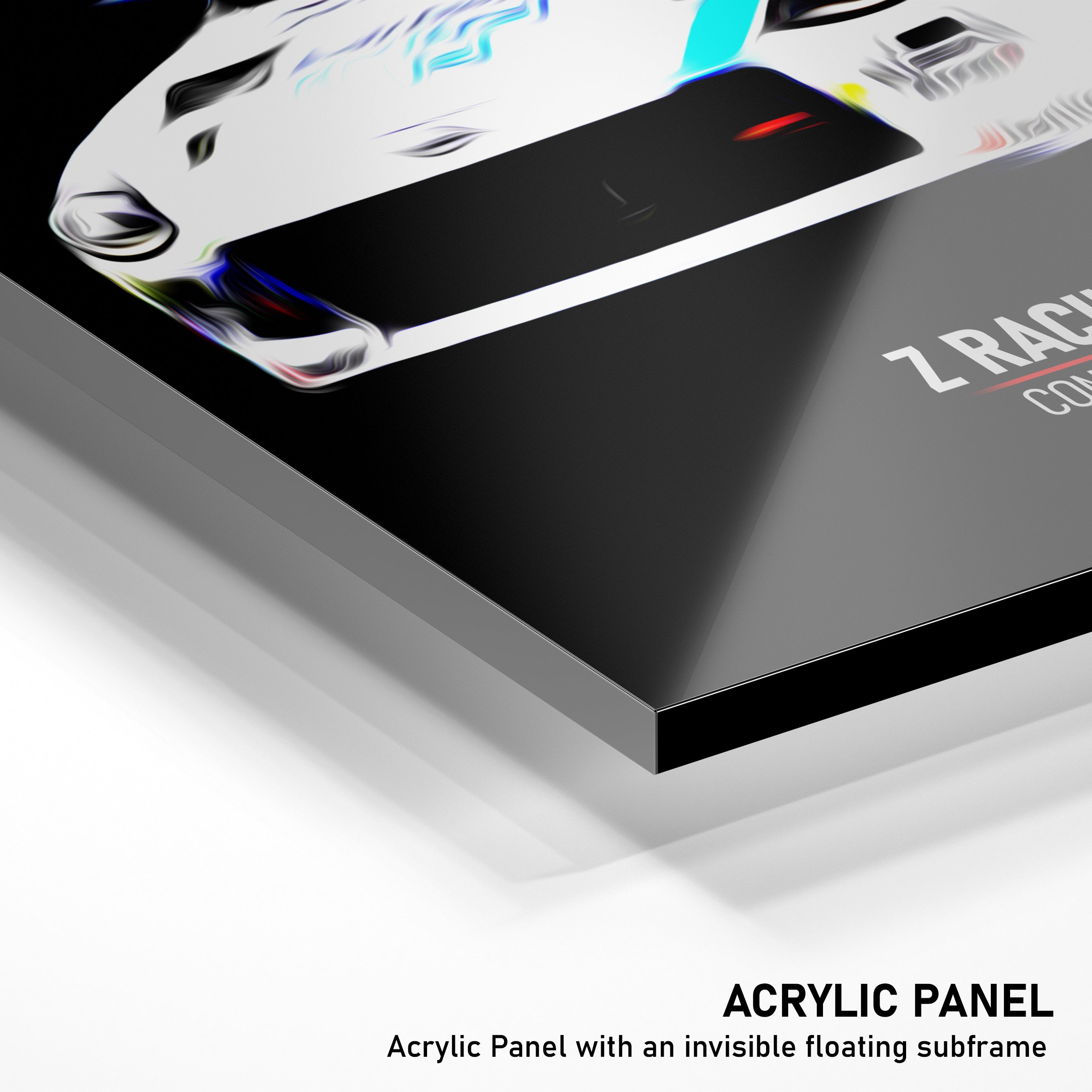 Nissan Z Racing Prototype - Race Car Print – Illustrated Tracks