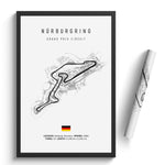 Load image into Gallery viewer, Nürburgring GP - Racetrack Print
