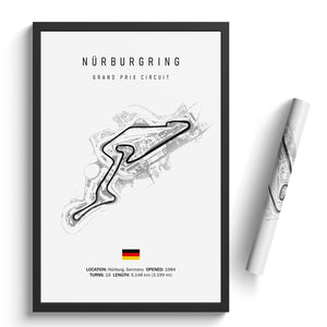 Nürburgring GP - Racetrack Print