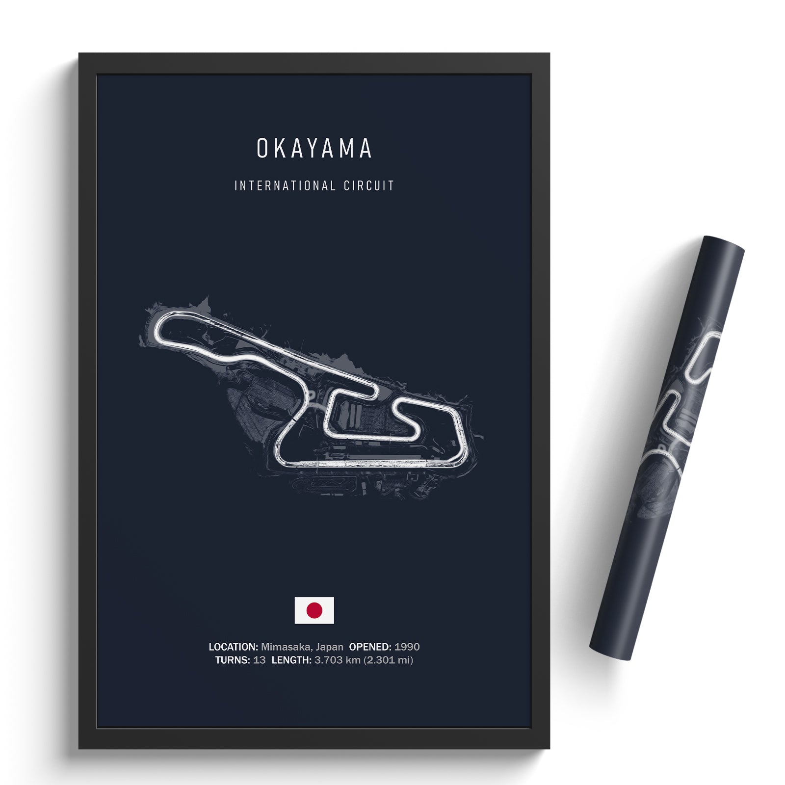 Okayama International Circuit - Racetrack Print