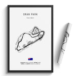 Load image into Gallery viewer, Oran Park Raceway - Racetrack Print
