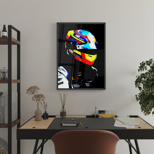 Oscar Piastri, Prema Racing 2021 - Formula 2 Print