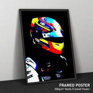Oscar Piastri, Prema Racing 2021 - Formula 2 Print