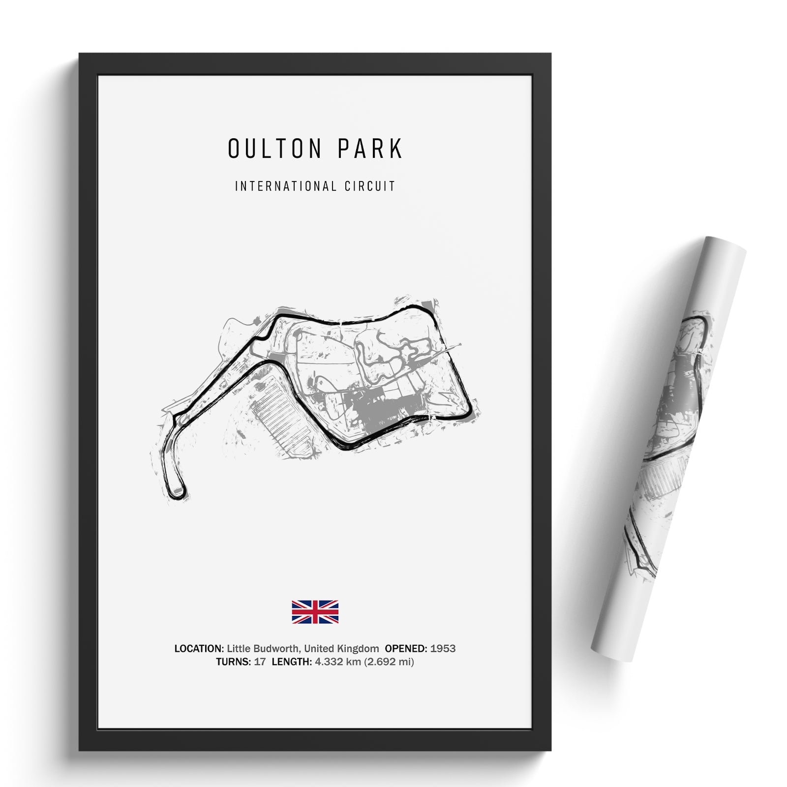 Oulton Park International Circuit - Racetrack Print