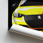 Load image into Gallery viewer, Peugeot 208 GT-Line - Subcompact Car Print
