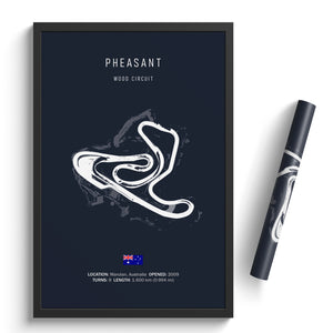 Pheasant Wood Circuit - Racetrack Print