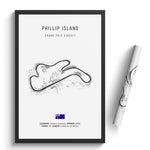 Load image into Gallery viewer, Phillip Island Grand Prix Circuit - Racetrack Print
