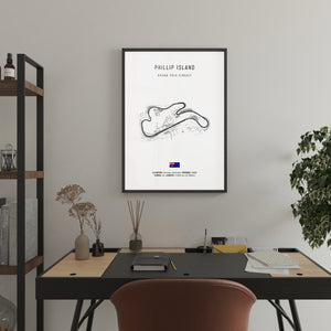 Phillip Island Grand Prix Circuit - Racetrack Print