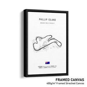 Phillip Island Grand Prix Circuit - Racetrack Print