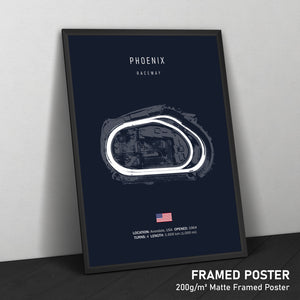 Phoenix Raceway - Racetrack Print – Illustrated Tracks