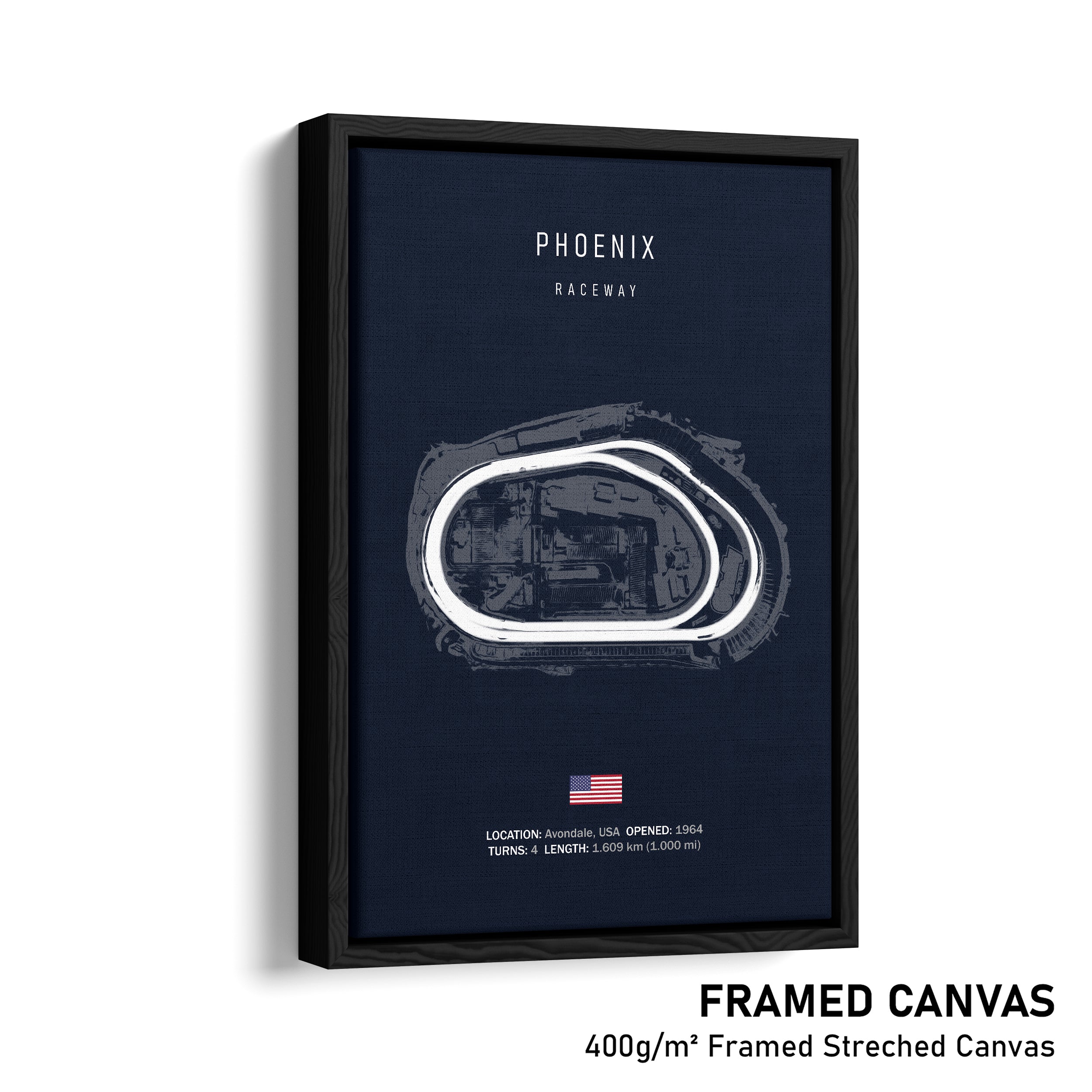 Phoenix Raceway - Racetrack Print – Illustrated Tracks