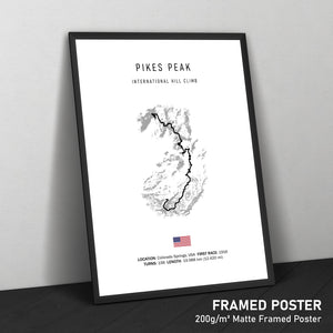 Pikes Peak International Hill Climb - Racetrack Print