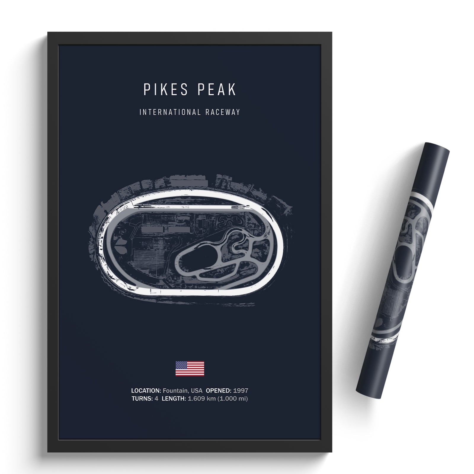 Pikes Peak International Raceway - Racetrack Print