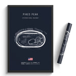 Load image into Gallery viewer, Pikes Peak International Raceway - Racetrack Print
