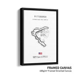 Load image into Gallery viewer, Pittsburgh International Race Complex - Racetrack Print
