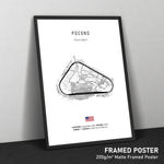 Load image into Gallery viewer, Pocono Raceway - Racetrack Print
