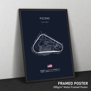 Pocono Raceway - Racetrack Print
