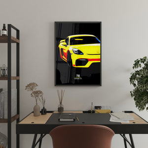 Porsche 718 Cayman GT4 - Sports Car Print