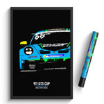 Load image into Gallery viewer, Porsche 911 GT3 Cup, Bastian Buus - Race Car Print
