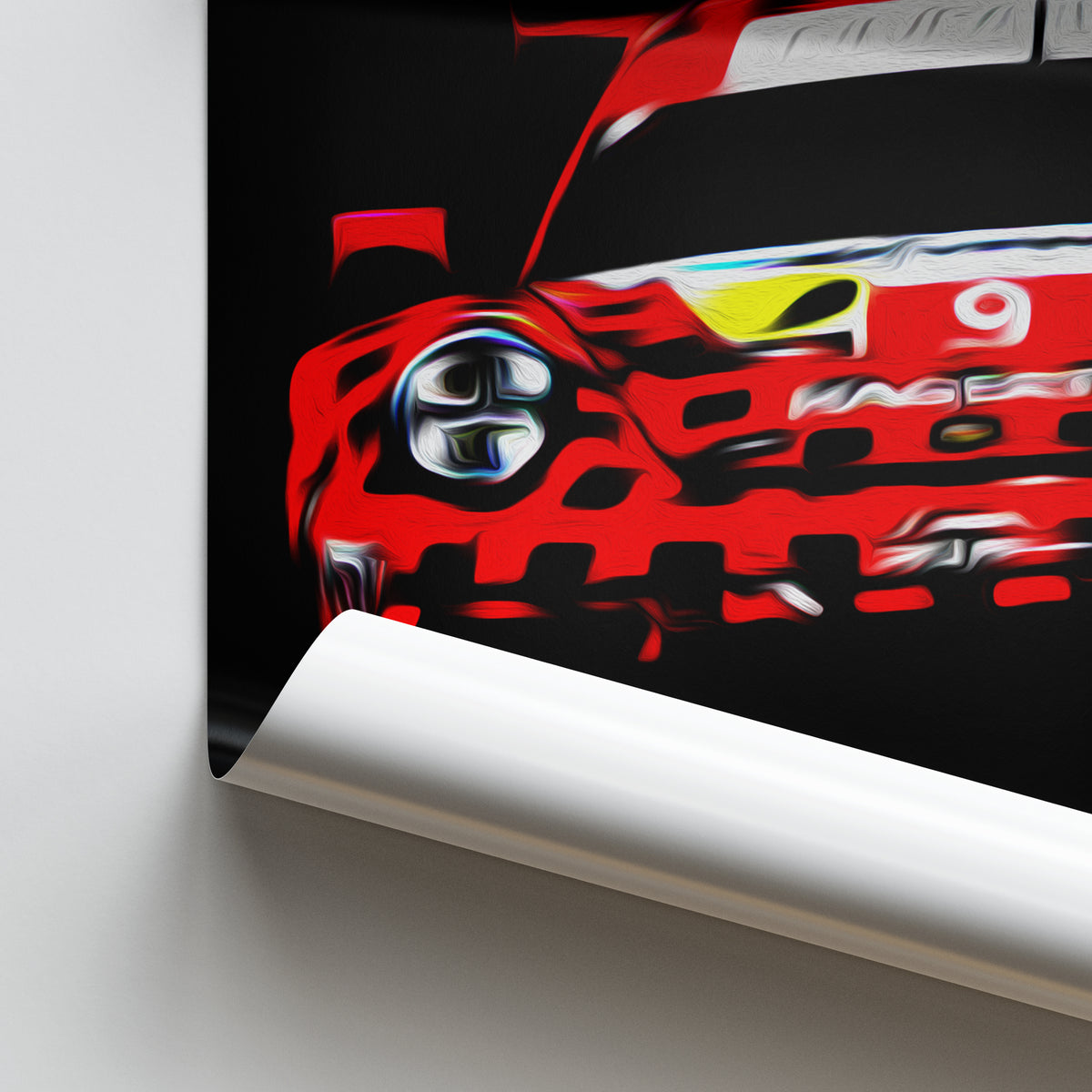 Porsche 911 GT3 R - Race Car Print – Illustrated Tracks