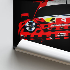 Porsche 911 GT3 R - Race Car Print