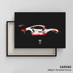 Porsche 911 RSR - Race Car Print
