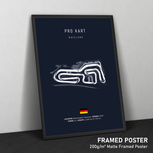 Pro Kart Raceland - Racetrack Print