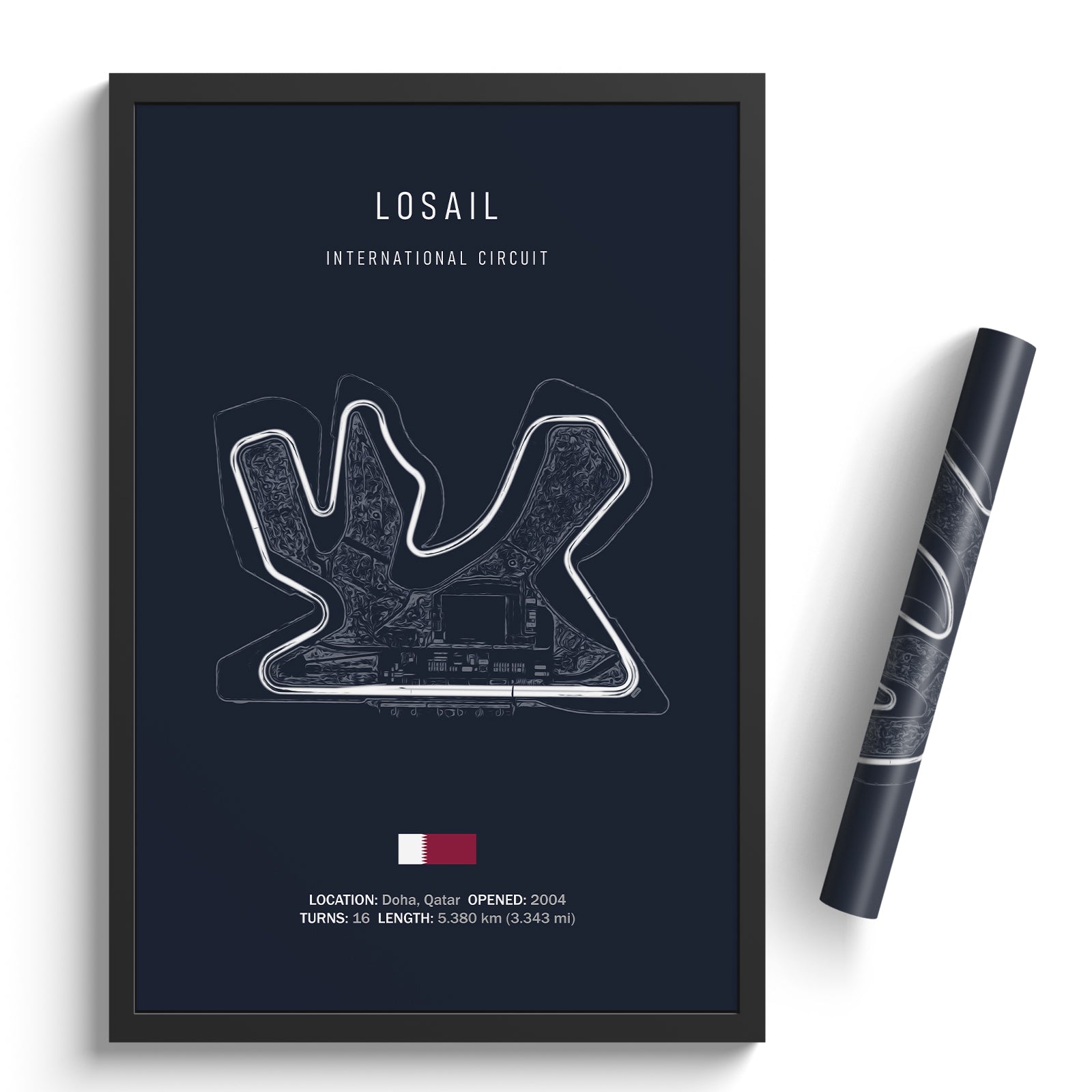 Losail International Circuit - Racetrack Print
