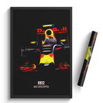 Load image into Gallery viewer, Red Bull RB12, Max Verstappen 2016 - Formula 1 Print

