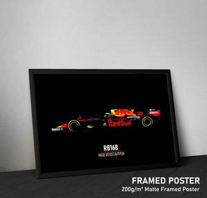 Red Bull RB16B, Max Verstappen 2021 - Formula 1 Print