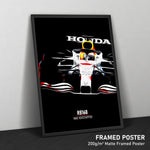 Load image into Gallery viewer, Red Bull RB16B, Max Verstappen 2021 &quot;White&quot; - Formula 1 Print
