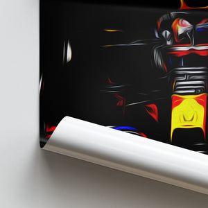 Red Bull RB16B, Sergio Pérez 2021 - Formula 1 Print
