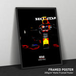 Load image into Gallery viewer, Red Bull RB16B, Sergio Pérez 2021 - Formula 1 Print
