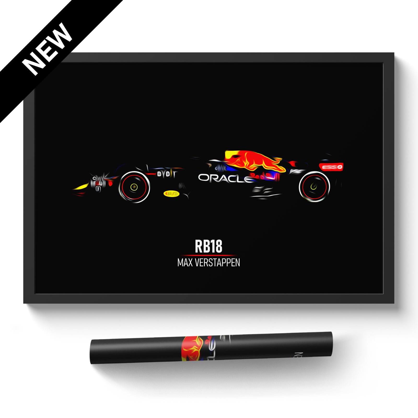 Red Bull RB18, Max Verstappen 2022 - Formula 1 Print
