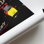 Load image into Gallery viewer, Red Bull RB19, Sergio Pérez - Formula 1 Poster Print Close Up
