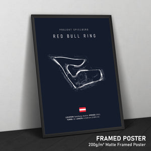 Red Bull Ring - Racetrack Framed Poster Print