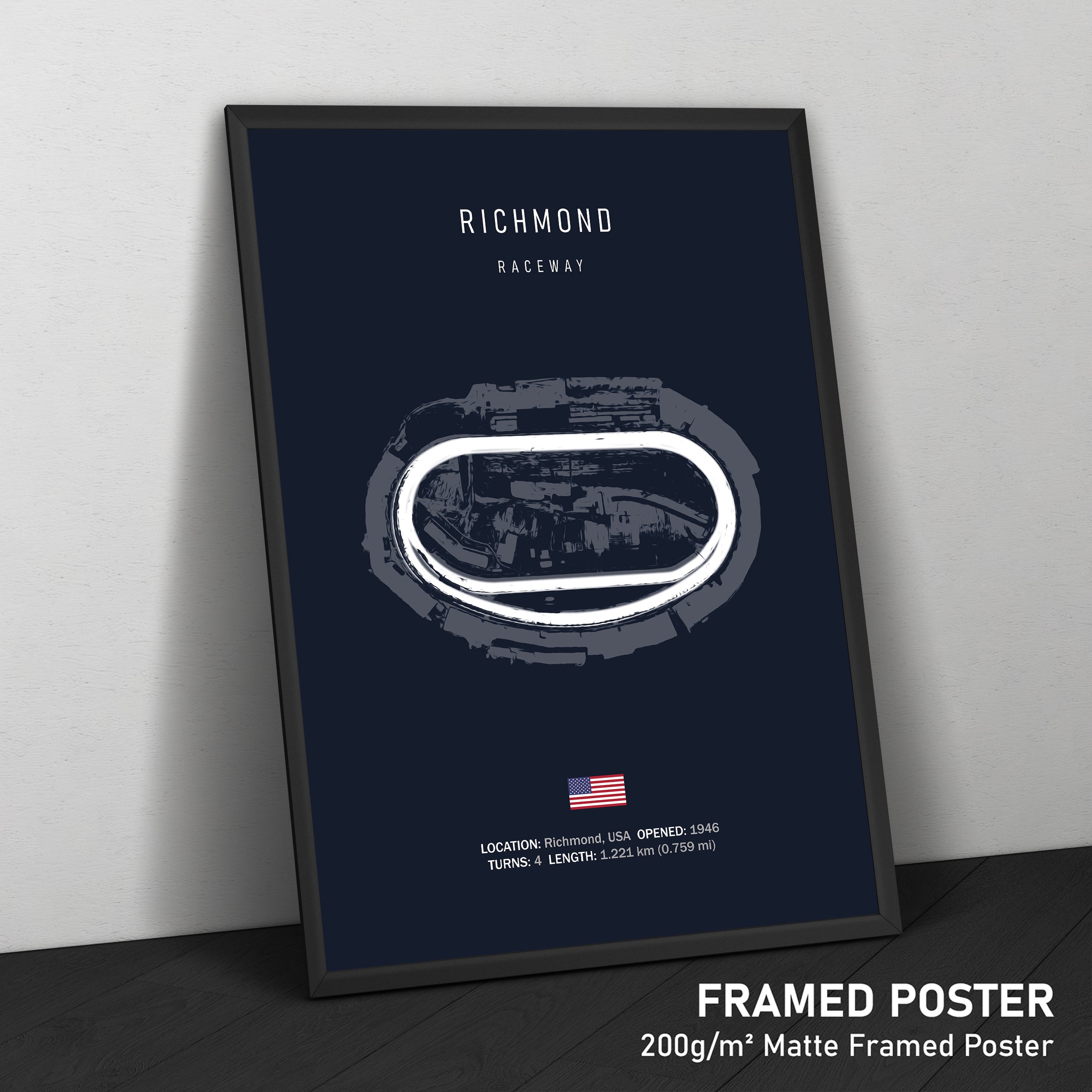 Richmond Raceway - Racetrack Print