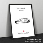 Load image into Gallery viewer, Ring Djursland - Racetrack Framed Poster Print
