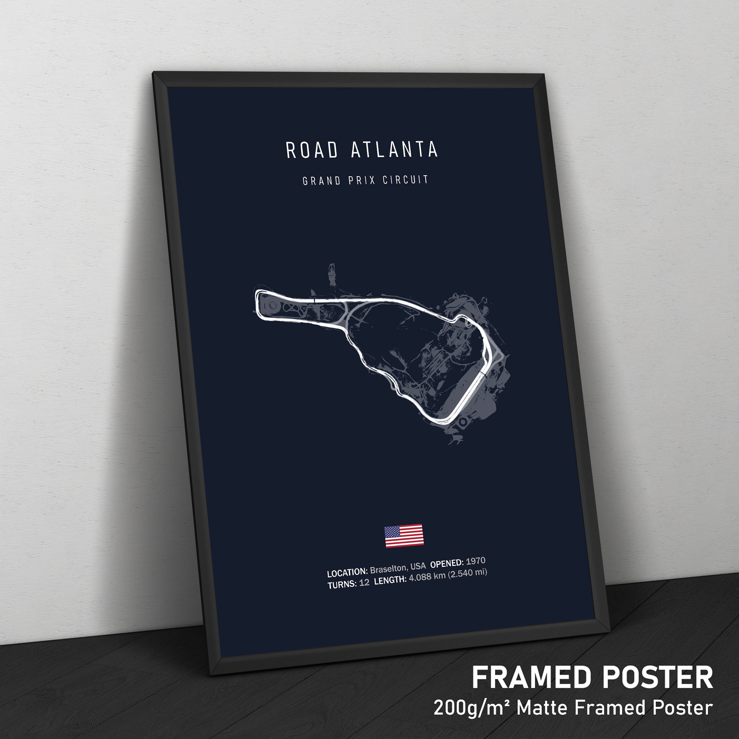 Road Atlanta - Racetrack Print