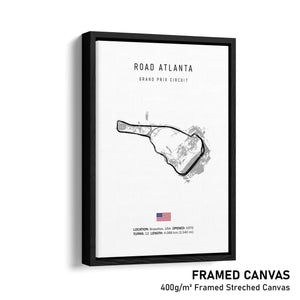 Road Atlanta - Racetrack Print