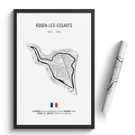 Load image into Gallery viewer, Rouen-Les-Essarts - Racetrack Print
