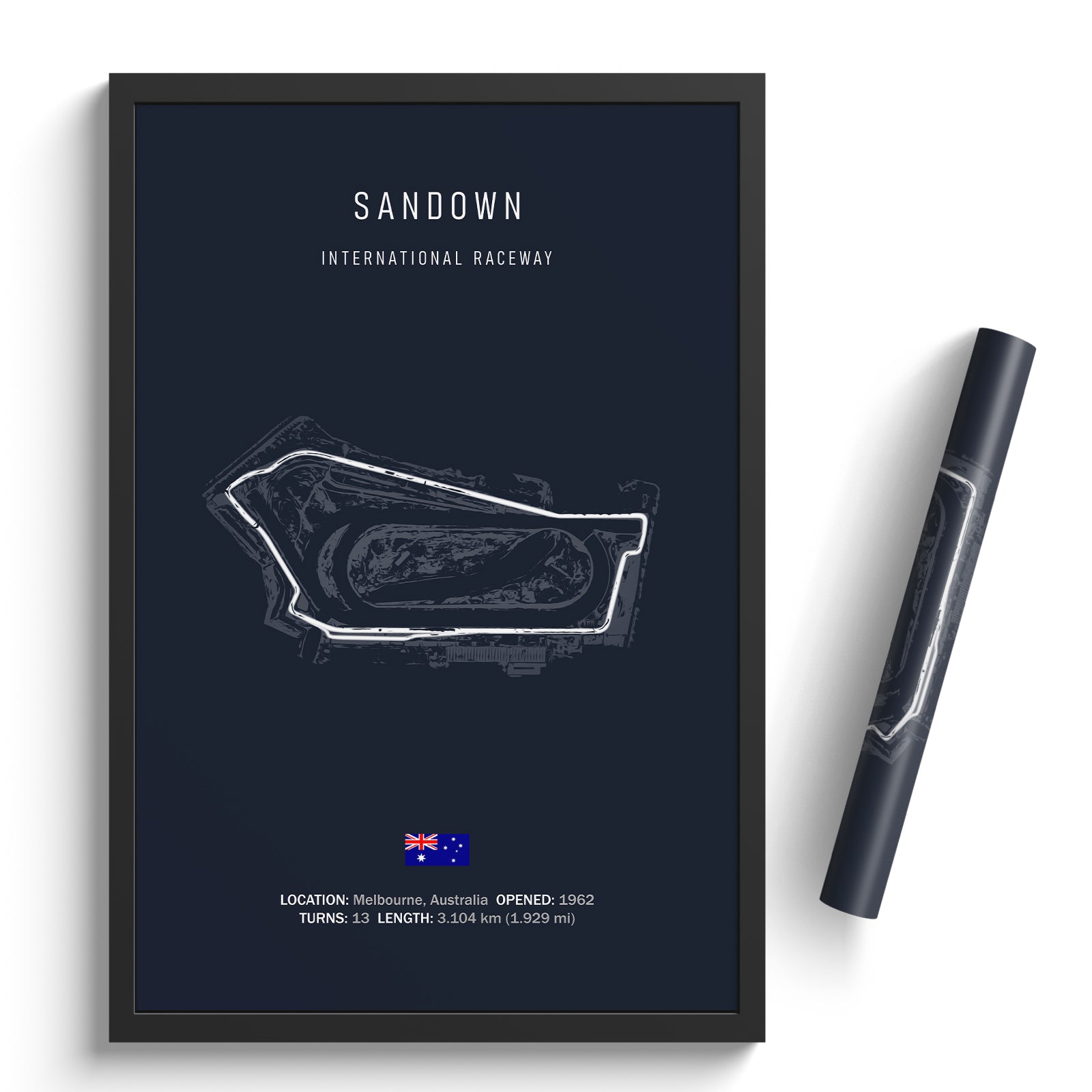 Sandown International Raceway - Racetrack Print